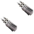 thumbnail image 2 of Decodeary 2pack/lot High Curtain Tassel Easy To Excellent Decor For Wide Application Suitable Polyester High silver gray 2Set, 2 of 6