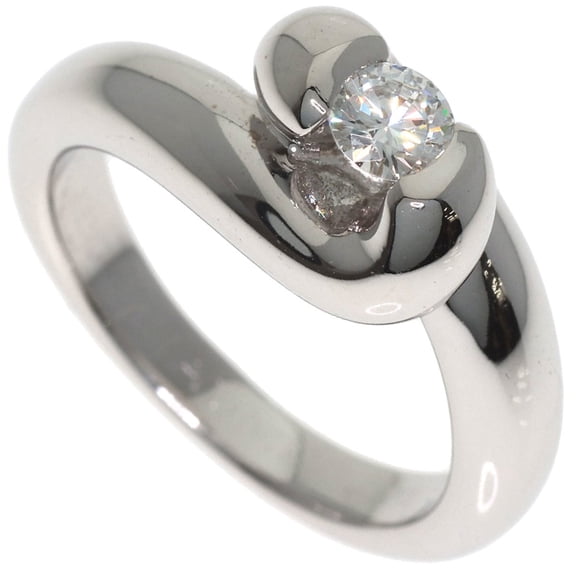 Pre-Owned Chaumet Turban Diamond Ring - 18K White Gold Women's