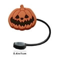 thumbnail image 3 of Beautynvta Halloween Straw Cover Cap for 40oz/30oz Tumbler, 10mm Reusable Bat Pumpkin Witch Skull Drinking Straw Topper Accessorie for Halloween Decorations & Gifts, 3 of 6