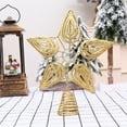 thumbnail image 3 of Gymnture Golden Glitter Star Tree Topper for Vintage Christmas Decor, 3 of 11