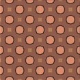 thumbnail image 1 of Ahgly Company Indoor Square Patterned Brown Red Area Rugs, 7' Square, 1 of 6
