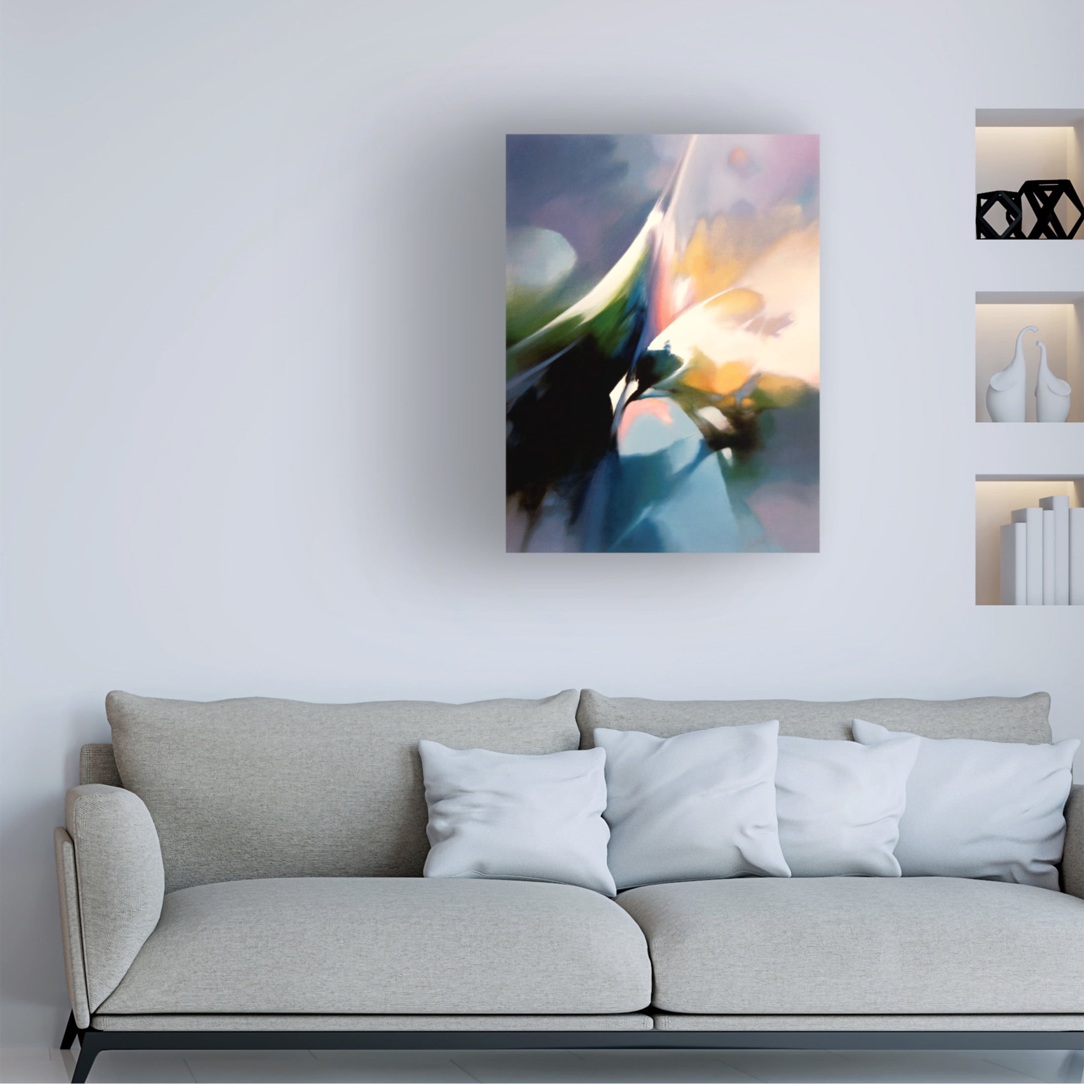 Canvas Wall Art - Thomas Leung 'Effervescence' Wall Art for Living Room, Bedroom, or Office Décor by Trademark Fine Art - 18 x 24 Inches