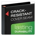 thumbnail image 3 of Xtralife Clearvue Non-Stick Locking Slant-D Ring Binder, 3 Rings, 2" Capacity, 11 X 8.5, Black | Bundle of 5 Each, 3 of 7