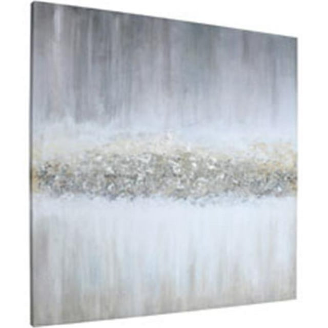 Lorell LLR04480 Raining Sky Design Framed Abstract Art, Gray
