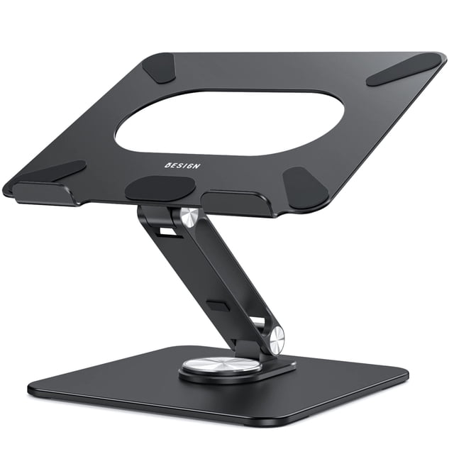 LSX Laptop Stand with Rotating Base, Ergonomic Adjustable Notebook Stand, Riser Holder Computer Stand Compatible with Air, Pro, Dell, HP, Lenovo More .Laptops ()