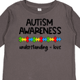 thumbnail image 4 of Inktastic Autism Awareness Understanding and Love with Puzzle Pieces Boys or Girls Long Sleeve Toddler T-Shirt, 4 of 5