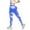 Z1-Blue, variant on Leggings with Pockets for Women Cute Casual Yoga Pants Breathable Tummy Control Capris AG for Size L