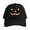 A-Black531, variant on Ttongbb Hats Halloween Pumpkin Face Embroidery Funny Color-Block Design Solid Color Unisex Baseball Hat Spooky Party Headwear