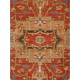 thumbnail image 5 of Pasargad Home Serapi Collection Hand-Knotted Wool Rust Area Rug- 5' x 7', For Indoor Space and all Age of Group, 5 of 6
