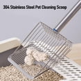thumbnail image 4 of Pala Para De Gatos De Acero Inoxidable, Largo, Pala De Metal Para De Gatos, Para Areneros De Playa, Fabricada En Acero Inoxidable, Agarre Ergonómico, Diseño Versátil Y Fácil, 4 of 7