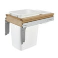 thumbnail image 1 of Rev-A-Shelf Top Mount Single Pullout Under Cabinet Trash Can, 35 Qt, 4WCTM-12DM1-343-FL, 1 of 9