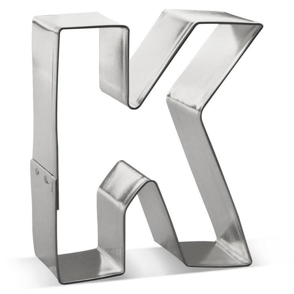 Letter K Cookie Cutter 3 in B0111 - Foose Cookie Cutters - USA Tin Plate Steel