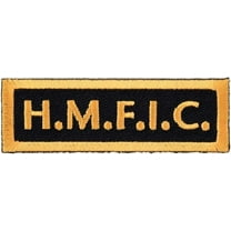 HMFIC Yellow Patch, Biker Club Rank Patches