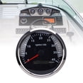 thumbnail image 3 of M Buder 110mm 4.33 in Tachometer Gauge 4000 RPM with Hour Meter 7 Color Backlight Universal Fit for Car Truck Boat RV DC 9-32V Black Dial Silver Bezel, 3 of 9