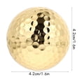 thumbnail image 2 of KAKOWELY Practice Putting Balls 1Set Golden for Golf Training and Indoor Practice, 2 of 8