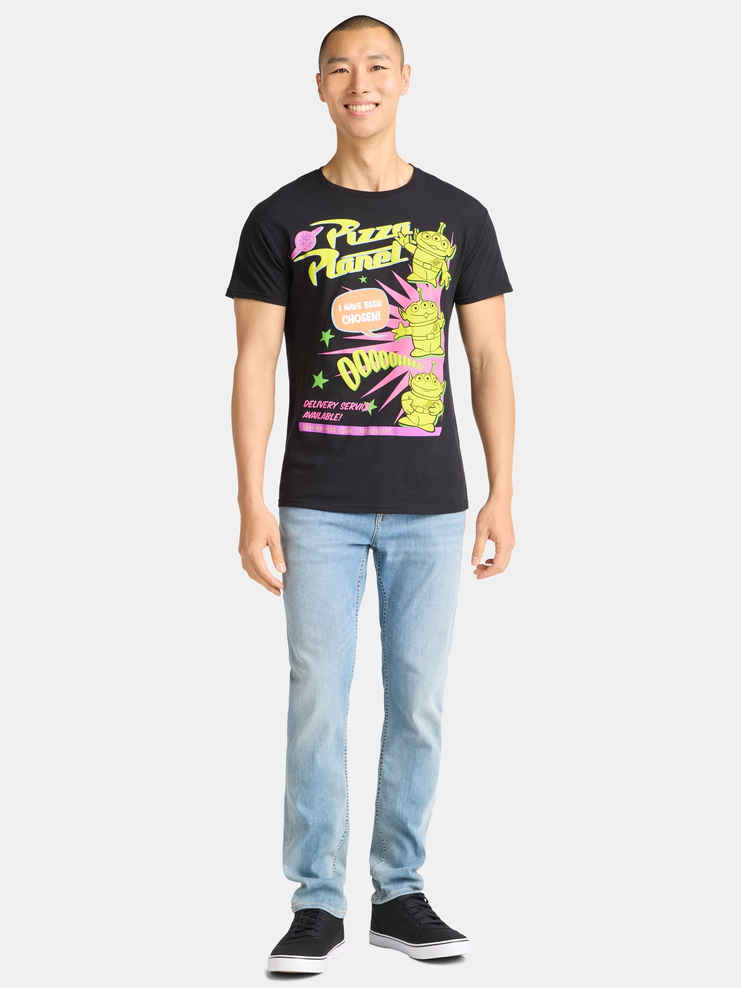 Pizza Planet Men's and Big Men's Graphic Tee, Sizes S-3XL