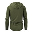 thumbnail image 6 of PuLe Hoodies for Men Man Fashion Solid Color Casual Zipper Multi-Pocket Long Sleeve Hooded Sweatshirts, 6 of 8