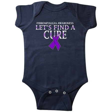 

Inktastic Fibromyalgia Awareness Let s Find a Cure with Purple Ribbon Gift Baby Boy or Baby Girl Bodysuit