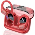 thumbnail image 1 of Auriculares inalámbricos Aptkdoe 75hrs Bluetooth 5.3, color rojo, 1 of 7