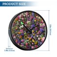 thumbnail image 3 of Indoor 12' Voice-Activated Luminous Decoration Wall Clock With LED Night Light Upward Gaze, 3 of 8
