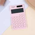 thumbnail image 6 of Summercome Basic Standard Calculators, Small Digital Desktop Calculator with 8-Digit LCD Display, Battery Solar Power Smart Calculator Pocket Size for Kids for Home School (Pink), 6 of 9
