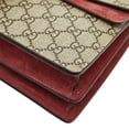thumbnail image 4 of Pre-Owned Gucci GG Supreme Blooms Dionysus Chain Shoulder Bag 400249 Beige Red Suede... (Good), 4 of 13