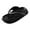 Black, variant on CAIXIA Men's Soft Flip Flops, Comfortable Thong Sandals, Lightweight Casual Slides for Indoor and Outdoor Use