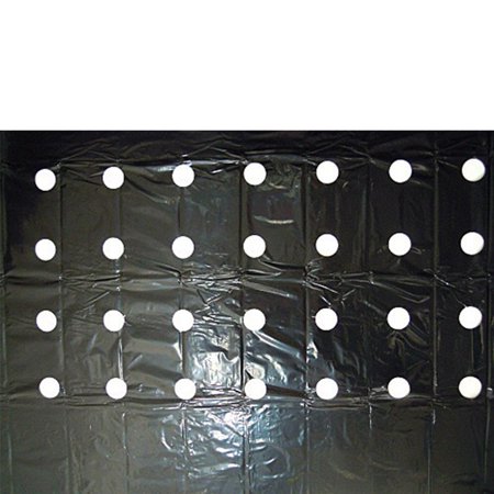 5 Holes Black Plastic Mulch Film Agricultural Vegetable Plants Grow