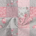 thumbnail image 6 of Davulos King Quilt Bedding Set ,Plaid Patchwork Quilt for King Bed 3 Pieces Reversible Microfiber Summer Bedspread Coverlet for All Season,110" x 96", 6 of 8