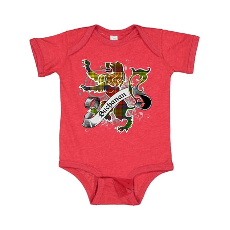 

Inktastic Buchanan Tartan Lion Gift Baby Boy or Baby Girl Bodysuit