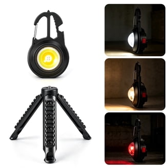 Might D Light LED125 250 Lumens Black Compact Folding LED