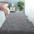 thumbnail image 6 of Homore Cute Fluffy Velvet Carpet Soft Washable Area Rugs for Bedroom/ Living Room Decoration,9'x12',Gray, 6 of 8