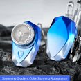 thumbnail image 2 of AMERTEER Electric Razor Mesh Blade One-Button Use Shaver Mini 7000 RPM Waterproof for Men, 2 of 9