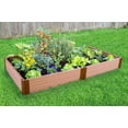thumbnail image 2 of Frame It All Tool-Free Classic Sienna Raised Garden Bed 4' x 8' x 11" - 1" profile, 2 of 14