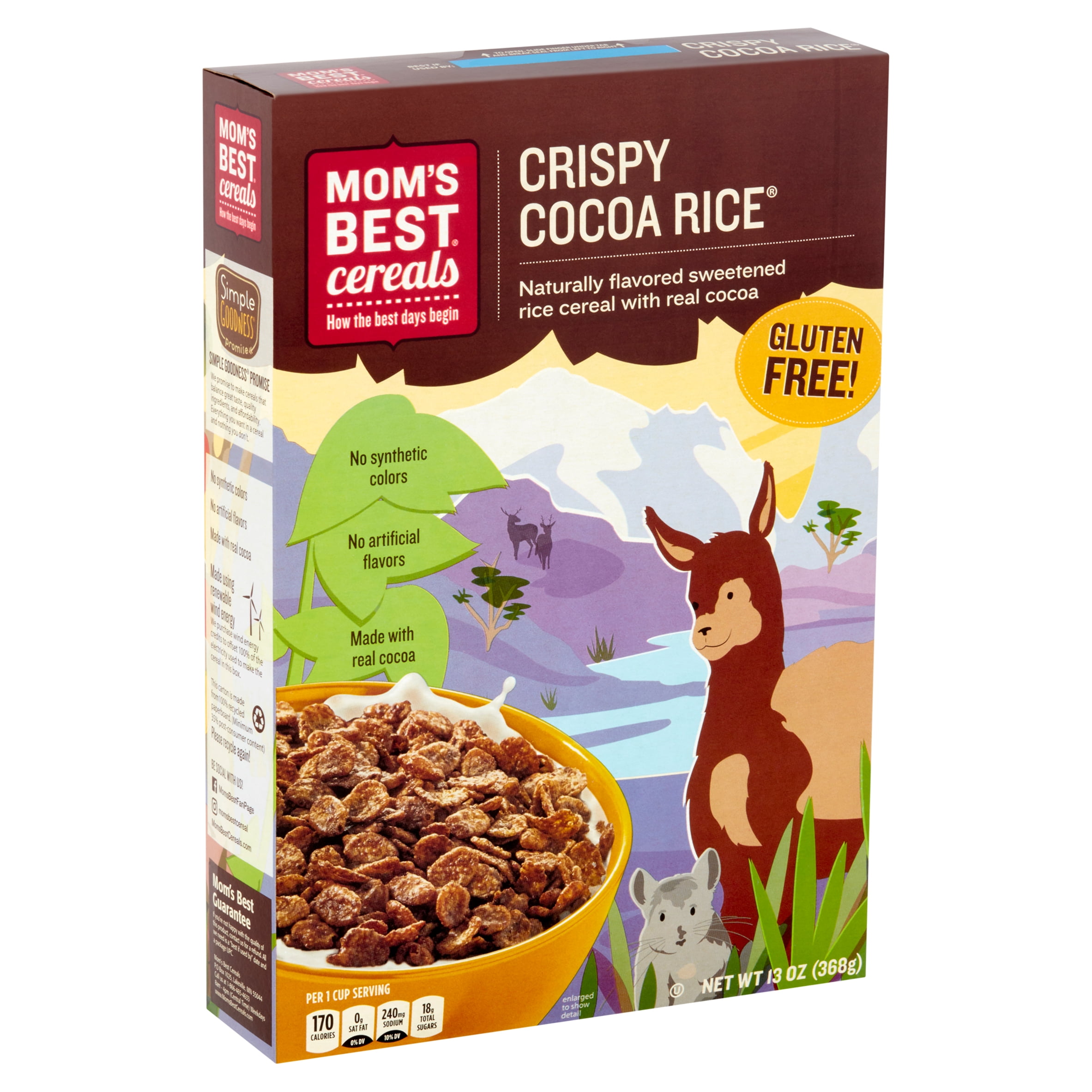 Mom's Best Cereals Crispy Cocoa Rice, 13 oz