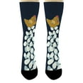 thumbnail image 4 of ThisWear Animal Print Socks Chicken Mom Socks Joke Gift for Chicken Lovers Hen Egg 2-Pairs Novelty Crew Socks, 4 of 5