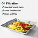thumbnail image 3 of Stainless Steel Grill Basket for BBQ, Vegetables, Meat Heavy Duty, Non-Stick, Dishwasher Safe, 3 of 5
