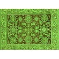 thumbnail image 1 of Ahgly Company Indoor Rectangle Oriental Green Traditional Area Rugs, 6' x 9', 1 of 4