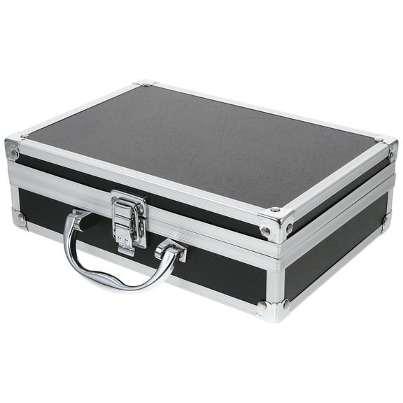 Omeite Handheld Container Multi-functional Tool Briefcase Aluminium Case Gadget Storage Box