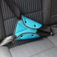 thumbnail image 4 of ER Funda para cinturón de seguridad para niños, asiento elevador para automóvil, reposacabezas para asiento de automóvil, reposacabezas y reposacabezas para hombros (1 pieza, azul) oso de fresa Electrónica, 4 of 5