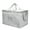 Gray, variant on Yalilong Extra Large Size Insulated Cooler Bag with Zipper Closure, Reusable Grocery Shopping Bag Keep Food Hot or Cold, 23"W x 15"H x 14"D, Collapsible Food Delivery Bag (Black)