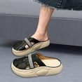 thumbnail image 6 of Women Slide Sandals House Slippers Bathroom Stylish Girls Closed Toe Sandals Black 36, 6 of 8
