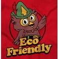 thumbnail image 2 of Woodsy Owl Eco Friendly Cute Forest Men's Graphic T Shirt Tees Brisco Brands 2X, 2 of 4