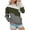 Army Green, variant on ShomPort Women's Oversized Color Block Sweatshirt Fall Clothes Crew Neck Long Sleeve Pullover Top with Pockets