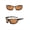 Orange, variant on Polarized Sports Sunglasses for Men, UV400 Protection, PC Frame, Outdoor Riding Glasses, Cycling Eyewear