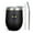 Matte-black, variant on Cat 12oz Insulated Wine Tumbler with Lid and Straw – Double Wall Vacuum Mug Stainless Steel 304 Interior for Hot & Cold Drinks Coffee, Wine, Cocktails