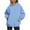 Sky Blue 01, variant on Oversized Hoodies with Pocket Women Cotton Plain Pullover Hooded Sweatshirts Sweater Long Sleeve Fleece Lined Tops (XL, Sky Blue 01)