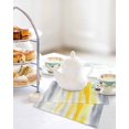 thumbnail image 4 of Yellow Grey Kitchen Dish Towels for Drying Dishes Set of 2, Vintage Farmhouse Abstract Oil Painting Waffle Weave Microfiber Hand Tea Bathroom Towels Quick Dry & Absorbent Towel 12x12, 4 of 7