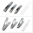 thumbnail image 5 of Unique Bargains 4pcs Beautiful Box Nail Clipper Set 3.15"x 0.55" Gradient Black, 5 of 6