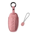thumbnail image 1 of Funda de control remoto de coche, gamuza a prueba de polvo, accesorios automotrices de moda, Protector de llave inteligente, carcasa de control remoto Rosa, 1 of 8
